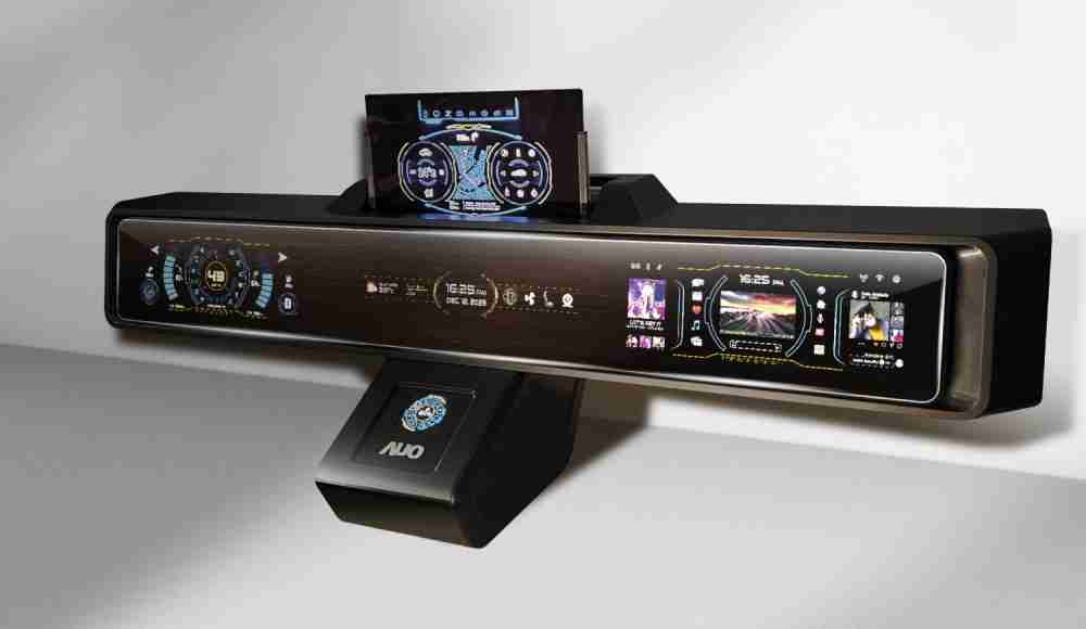 彩霸王Micro LED沉浸式车舱显示方案结合 可卷式、、可伸缩的Micro LED应用并可呈现不同的质感纹路，，，展现人性化设计