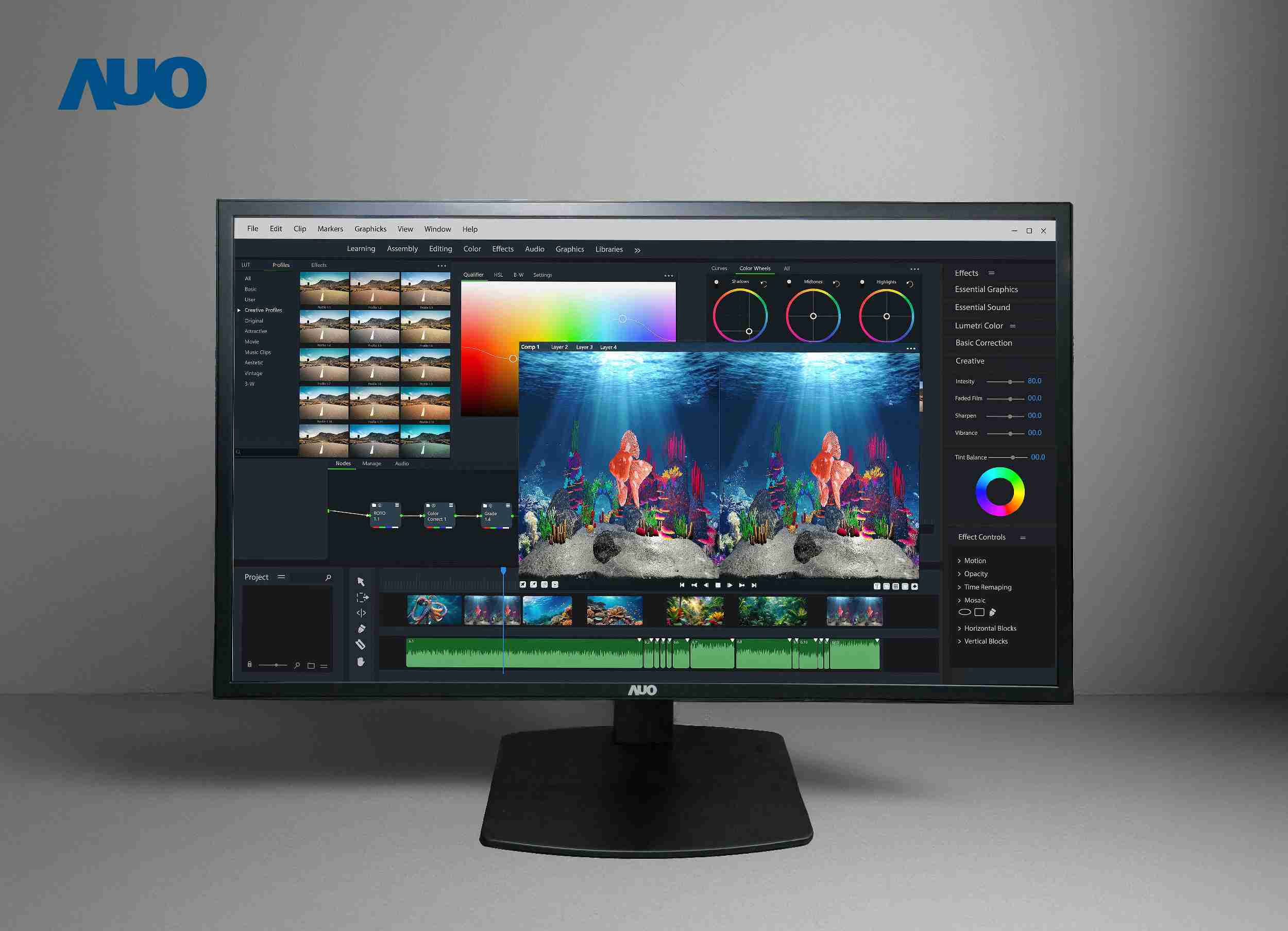 彩霸王开发32吋2D/3D专业桌上型显示器，，拥有8K4K超高分辨率，，，并以低串扰算法优化3D显示效果，，搭载自动眼球追踪功能，，，，能实时调整3D图像，，进行实时2D与3D无缝共存窗口，，提供图像设计工作者突破二维接口的崭新工作氛围与效率